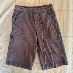 3-4 Blue and Orange Striped Shorts